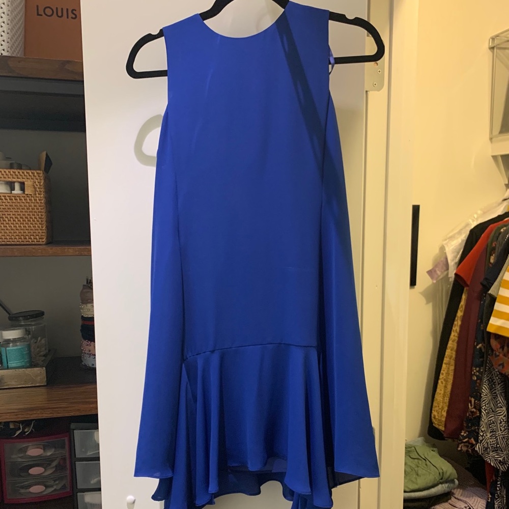 Blue cocktail dress